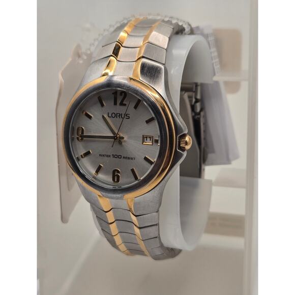 Vintage new two-tone Lorus wristwatch main image 6